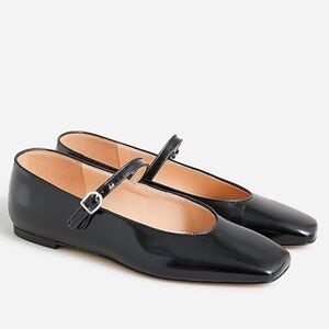 J Crew Leather Mary Jane Flats